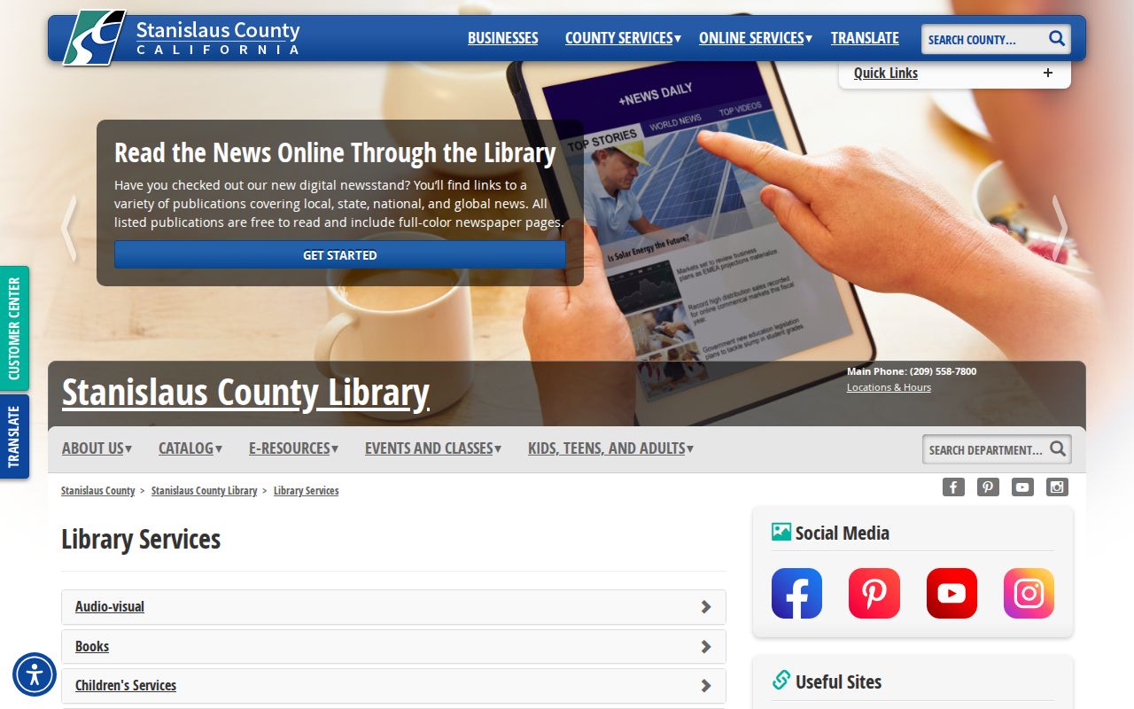 Stanislaus County residents directory local history library services
