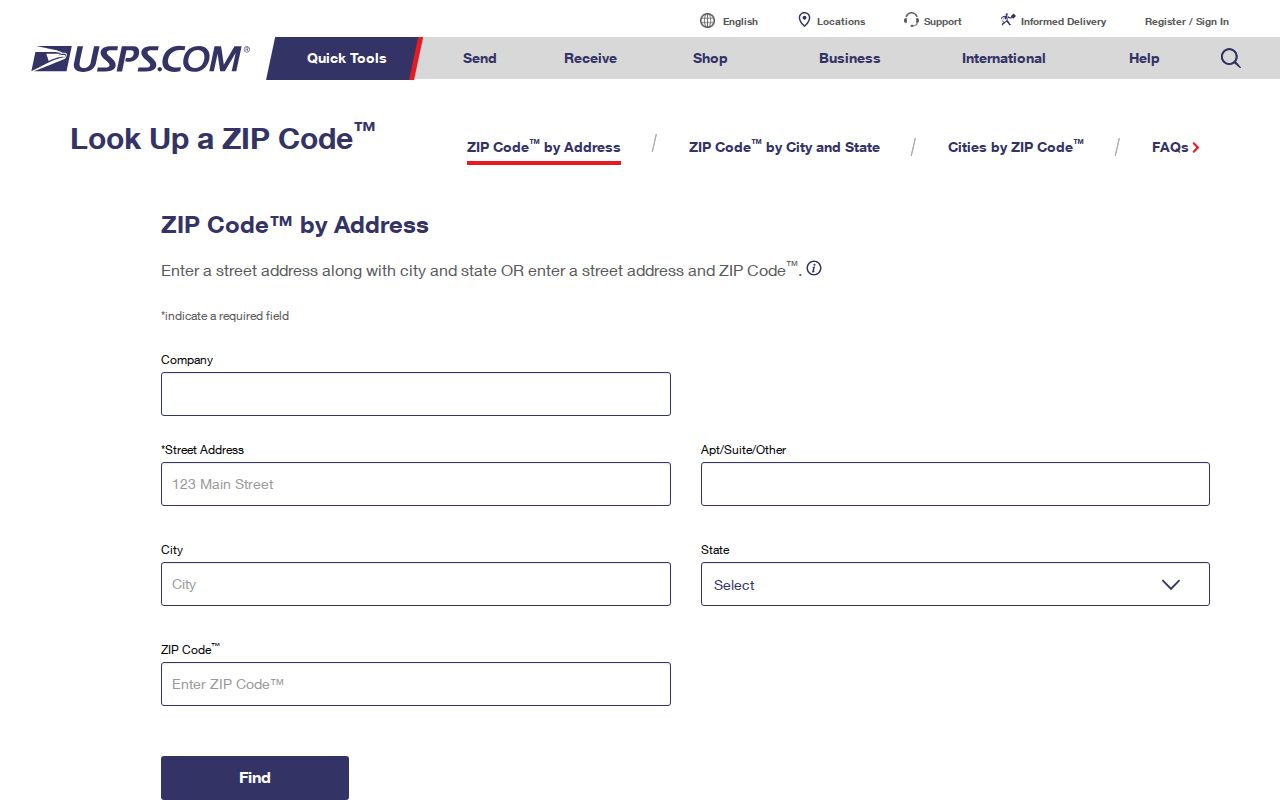 Stanislaus County ZIP code directory USPS address lookup